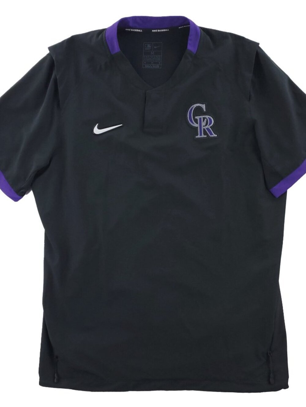 Colorado Rockies Nike Baseball MLB vented windbreaker style pullover top, men's